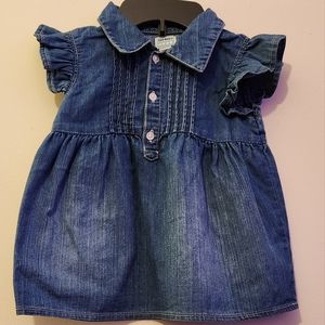 Old navy  denim short sleeve  blouse